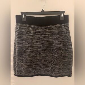 Style & Co. Black and Gray Pencil Skirt